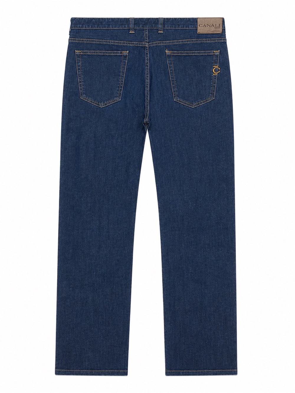 Canali Luxury Straight Leg Stretch Denim 5 Pocket Men's Jeans Made in Italy 54